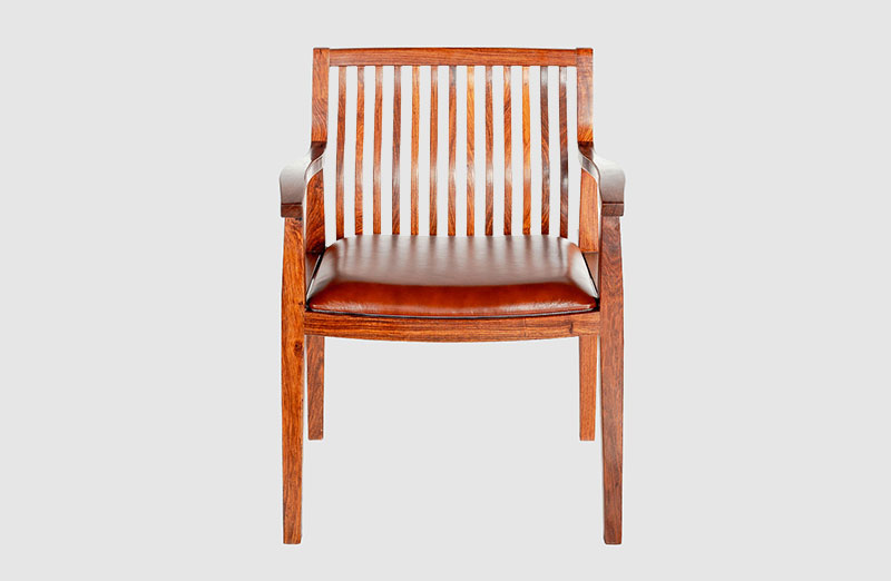 樟木头镇中式实木大方椅家具效果图
